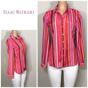 Isaac Mizarahi stripe shirt. NWT
